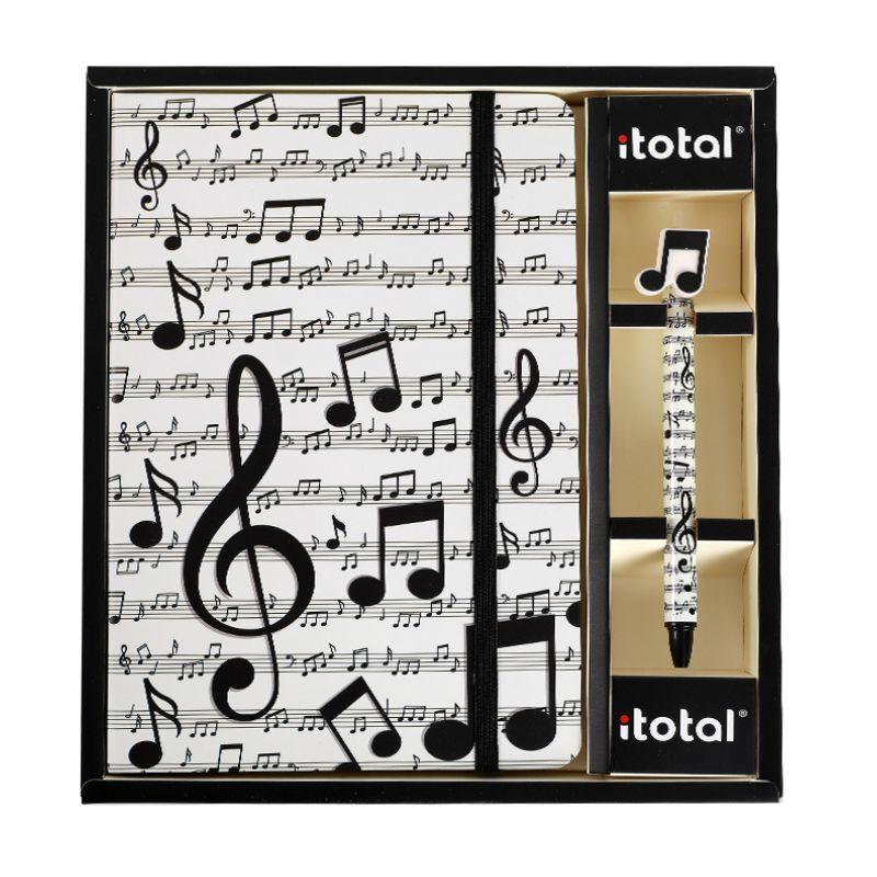 Caderno A5 + Esferografica - Tema Musical