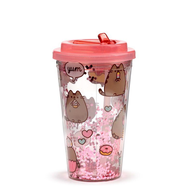 Copo Reutilizável com Parede Dupla - Pusheen Gatinho - Prendas D'Coração