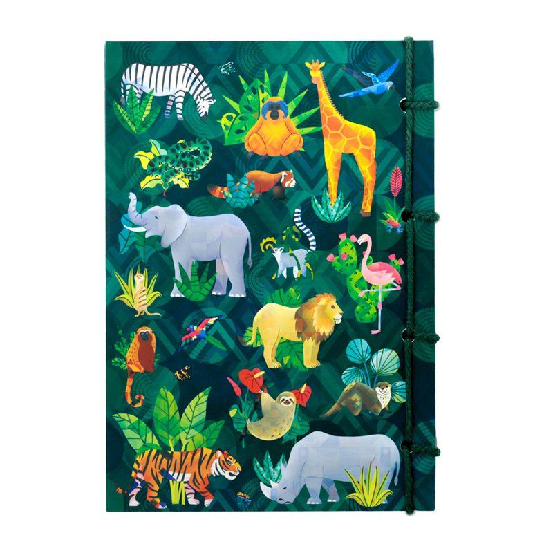 Bloco de Notas A5 - Reino Animal - Prendas D'Coração