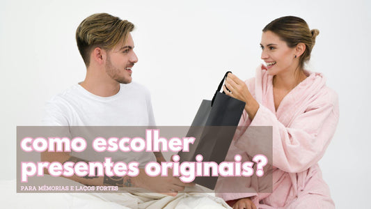 Casal a oferecer presentes originais para fortalecer laços e criar memórias duradouras.