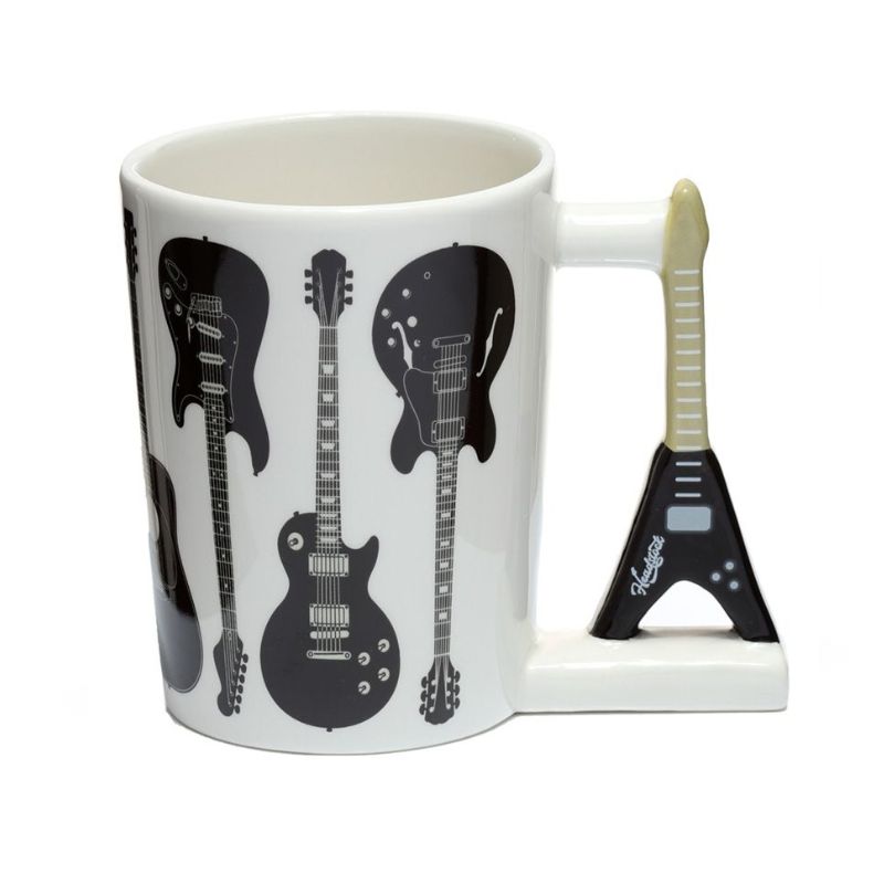 Caneca com Asa Moldada - Guitarra