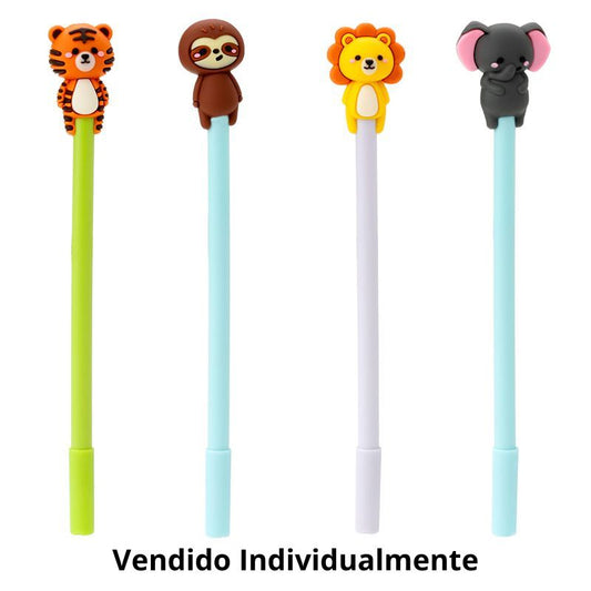 Caneta de Ponta Fina - Reino Animal - Prendas D'Coração