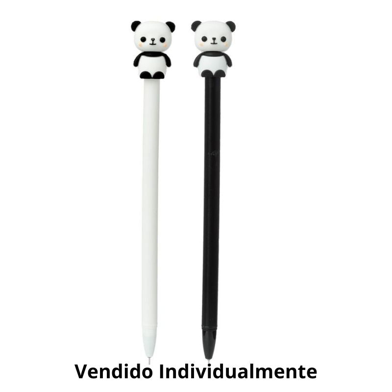 Caneta de Ponta Fina - Panda - Prendas D'Coração