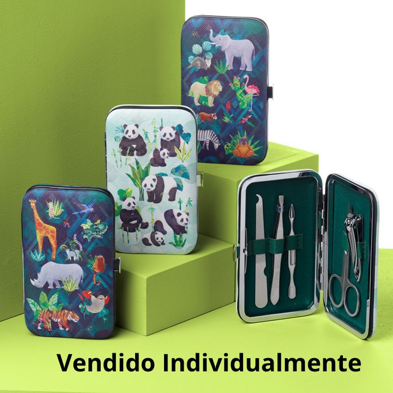 Conjunto 5 Peças Manicure - Reino Animal - Prendas D'Coração