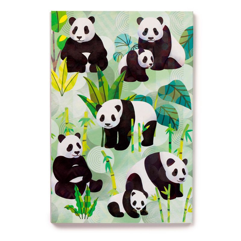 Bloco de Notas em Papel Reciclado - Panda - Prendas D'Coração