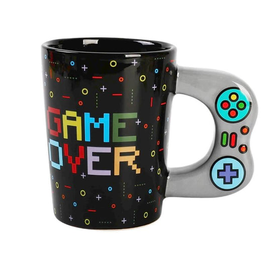 Caneca com Asa Moldada - Game Over - Prendas D'Coração