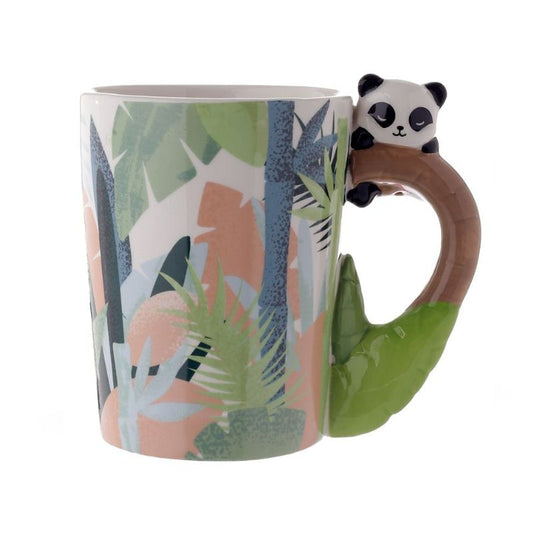 Caneca com Asa Moldada - Panda