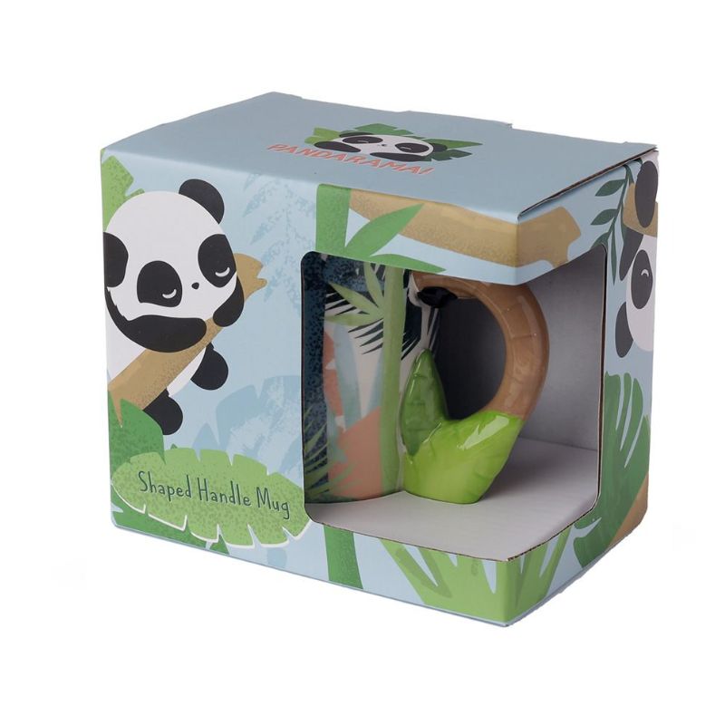 Caneca com Asa Moldada - Panda