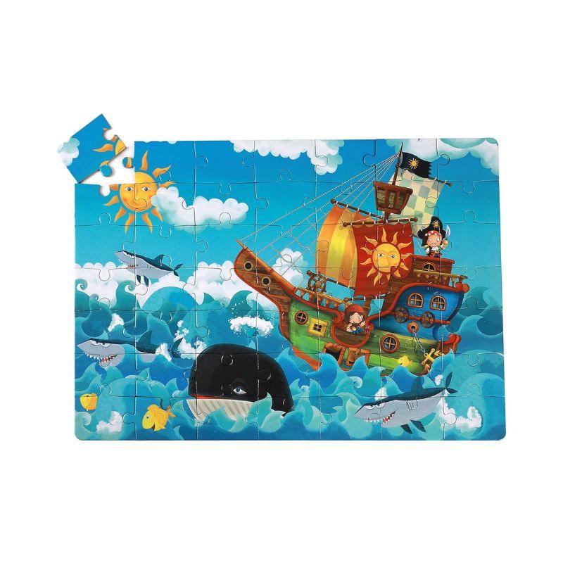 Puzzle de 49 Peças - Piratas